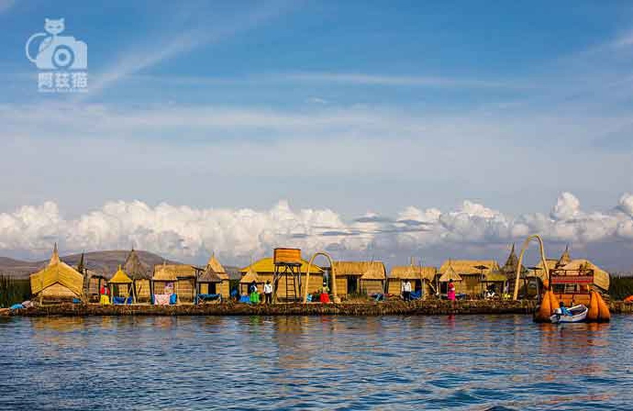 Bo toc Unos song tren dao noi ho Titicaca qua anh-Hinh-2
